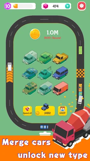Merge Highway - Merge & Idle Motor Empire Screenshot 2