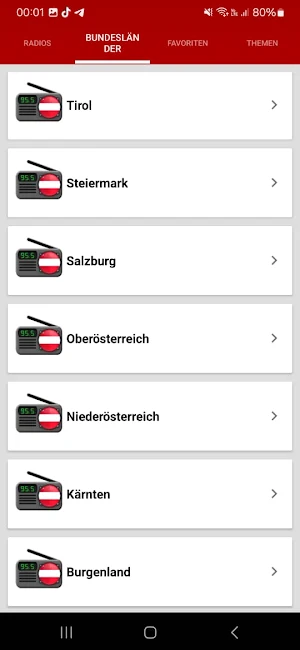 Radio online Österreich Screenshot 3