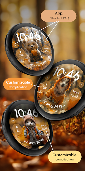 ReS52 - Cute Autumn Animals Screenshot 2