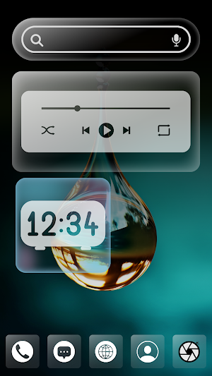 Liquid Glass Wallpaper Screenshot 0