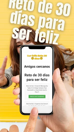 Ser feliz Reto de 30 días Screenshot 2
