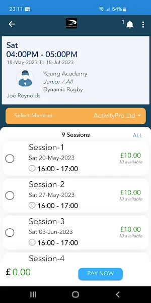 Dynamic Rugby Screenshot 2