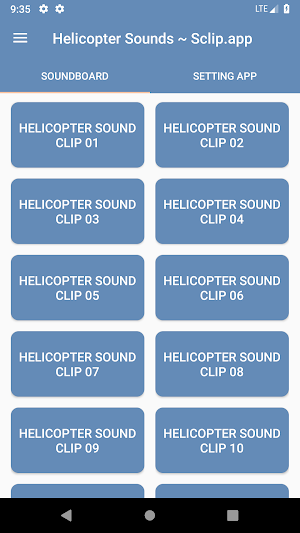 Helicopter Sound Collections ~ Sclip.app Screenshot 0
