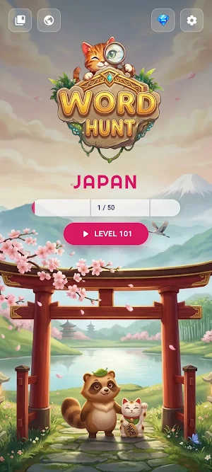 Word Hunt - Puzzle & Explore Screenshot 1