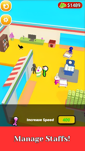 Idle Mini Mall-Market Tycoon Screenshot 1
