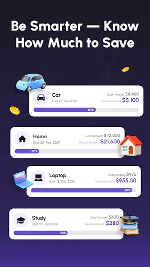 Piggy Fund:Set Goal Save Money Screenshot 3
