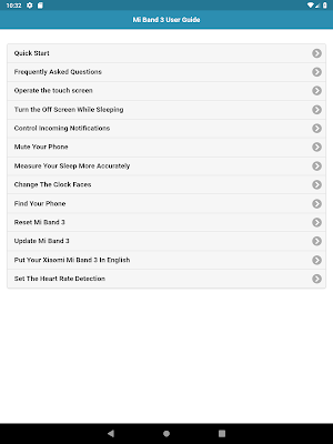 User Guide for Mi Band 3 Screenshot 3
