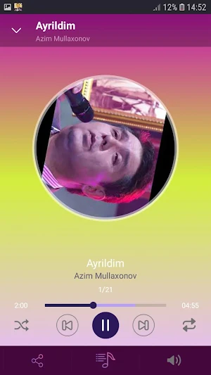Azim Mullaxonov qo'shiqlari Screenshot 2