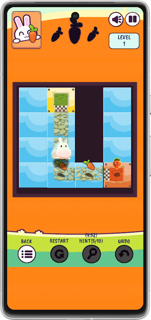 Rabbit Track Maze Game Screenshot 2