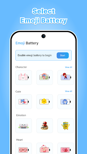 Emoji Battery Icon Status Bar Screenshot 0