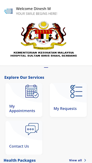 HSIScare for Patients Screenshot 1