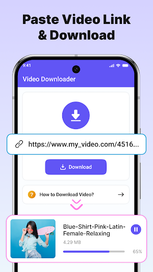 HD Video Player & Downloader Screenshot 1