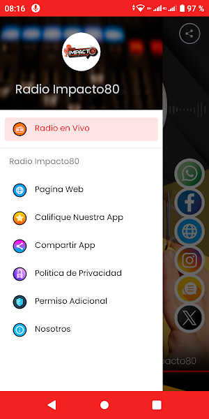 Radio Impacto80 Screenshot 2