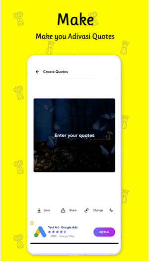Adivasi Status Maker Screenshot 3