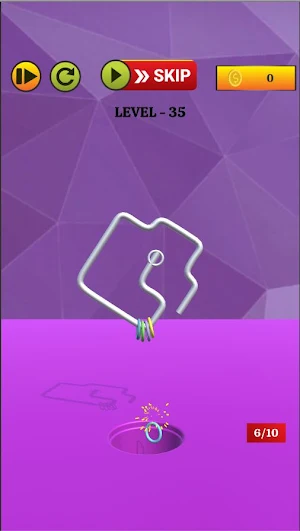Slide & Solve Hoops Puzzle Screenshot 1
