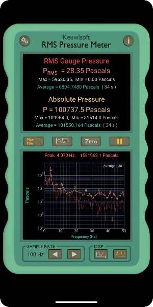 RMS Pressure Meter Screenshot 0