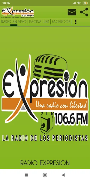 Radio Expresión Screenshot 2