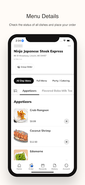 Ninja Japanese Steak Express Screenshot 1