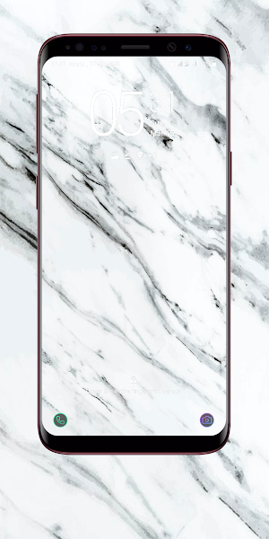 White Marble Wallpaper Screenshot 0