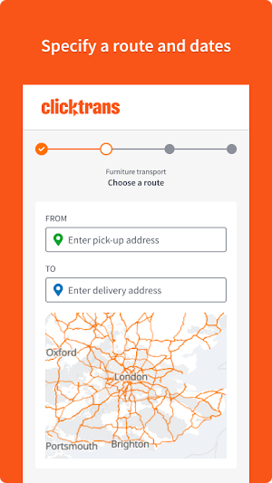 Clicktrans – ship anything Screenshot 1