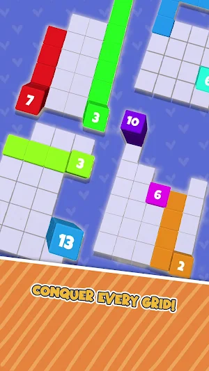 Slide Tiles: Fill the Grid Screenshot 1
