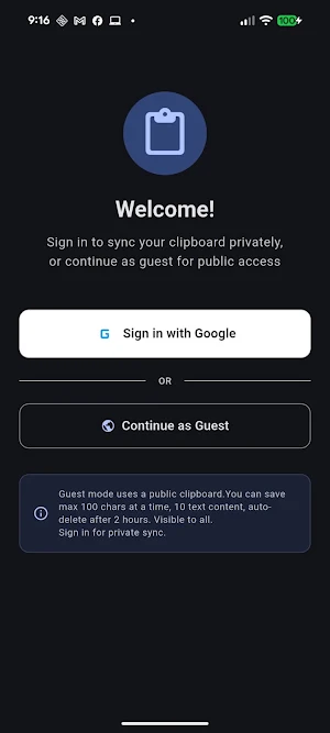 Universal Clipboard Screenshot 0