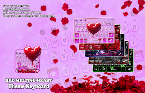 Stylish Melting Heart Keyboard Screenshot 0