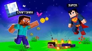 Blocky Craft Runner - Crush it Screenshot 1
