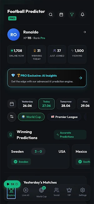 football prediction ai Screenshot 1
