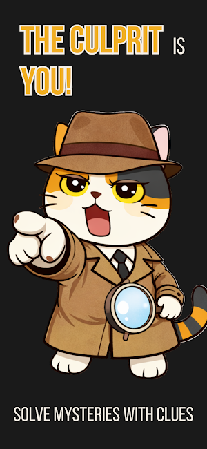 Cat Detective Cases: Logic Puz Screenshot 0