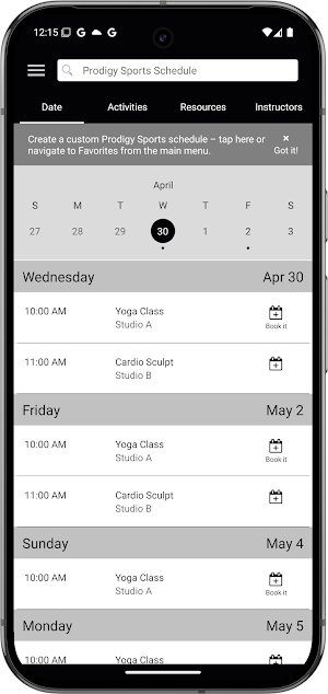 Prodigy Sports Screenshot 2