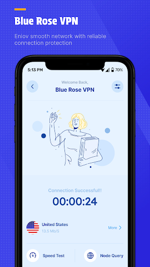 Blue Rose VPN Screenshot 1