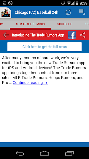 Chicago (CC) Baseball 24h Screenshot 2
