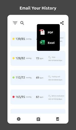 Blood Pressure Diary - Blood Pressure Log Screenshot 3