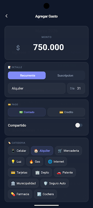 Guita: Gastos, Cuotas y Ahorro screenshot 4