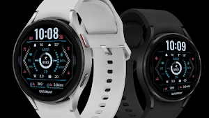 Blue Linear ZKin Watch Face Screenshot 2