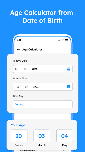 Age Calculator - Age & Events Screenshot 1