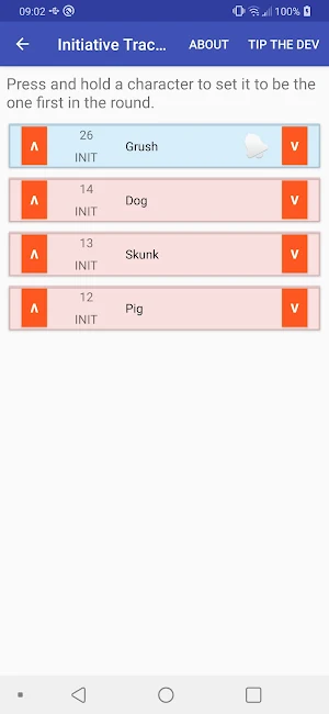 Rekijan's Initiative Tracker Screenshot 3