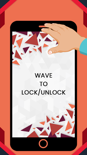 Wave to Lock/Unlock Screen Screenshot 1
