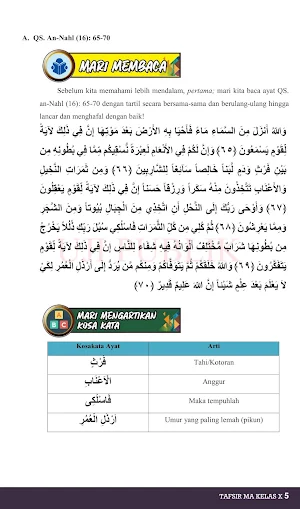 Tafsir MA Kelas 10 Indonesia Screenshot 2
