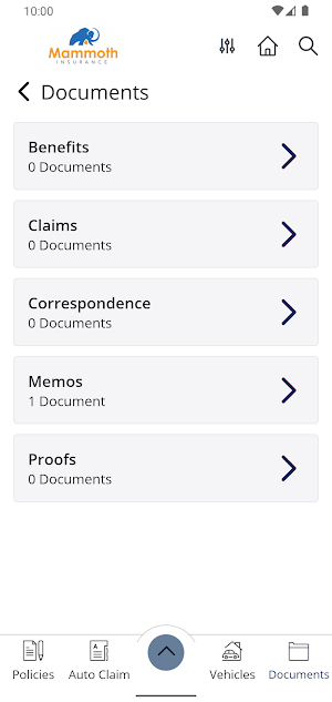Mammoth Insurance Inc. Online Screenshot 2