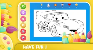 Cars Coloring Book Screenshot 0