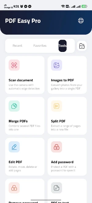 PDF Easy Pro Screenshot 0