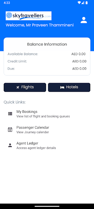 Skytravellers UAE App Screenshot 1