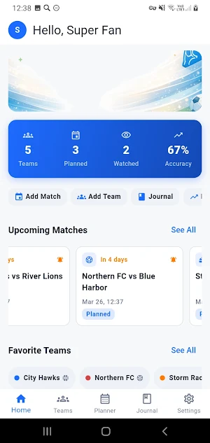Most Fan Bet Tracker Screenshot 1