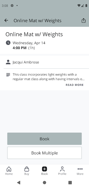 Providence Pilates Center Screenshot 2