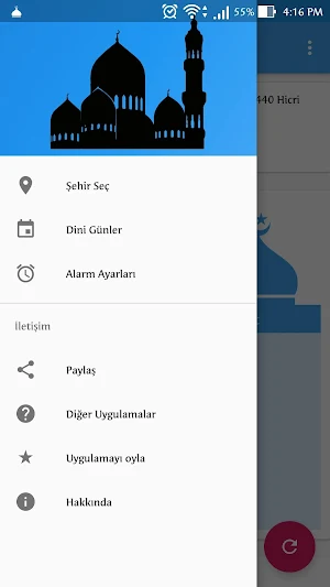 Namaz Vakitleri (Türkiye) Screenshot 2