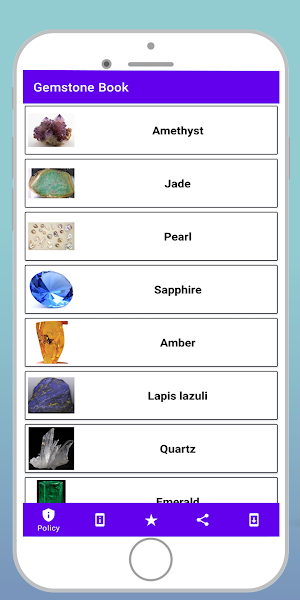 Gemstone Book Screenshot 0