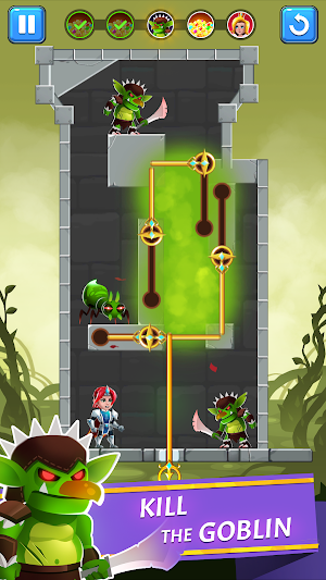Hero Rescue - Pin Puzzle - Pull the Pin Screenshot 0