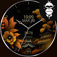 Japan Floral watch face